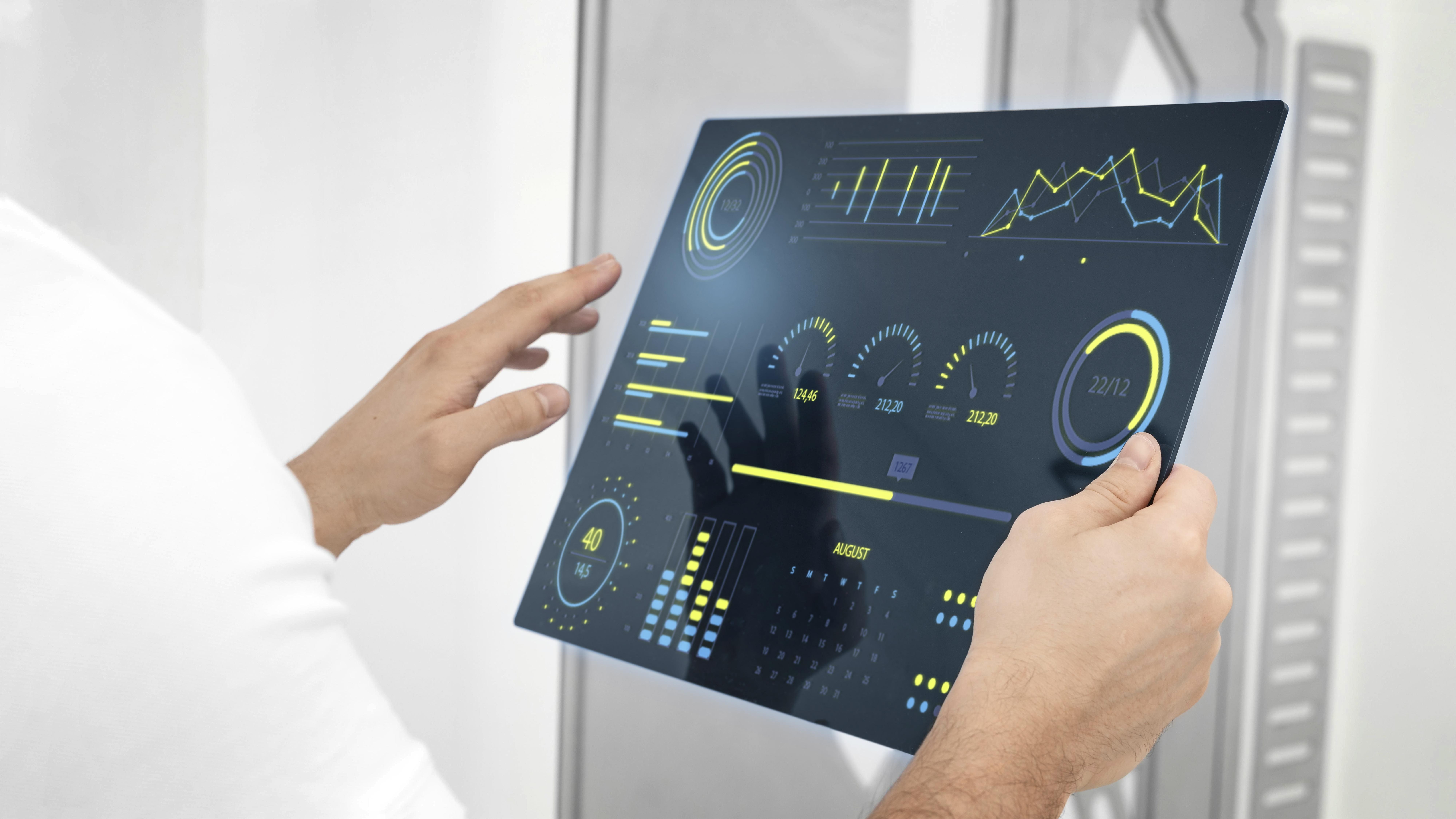 Hand adjusting sliders on a control panel, symbolizing hyperparameter optimization in machine learning.